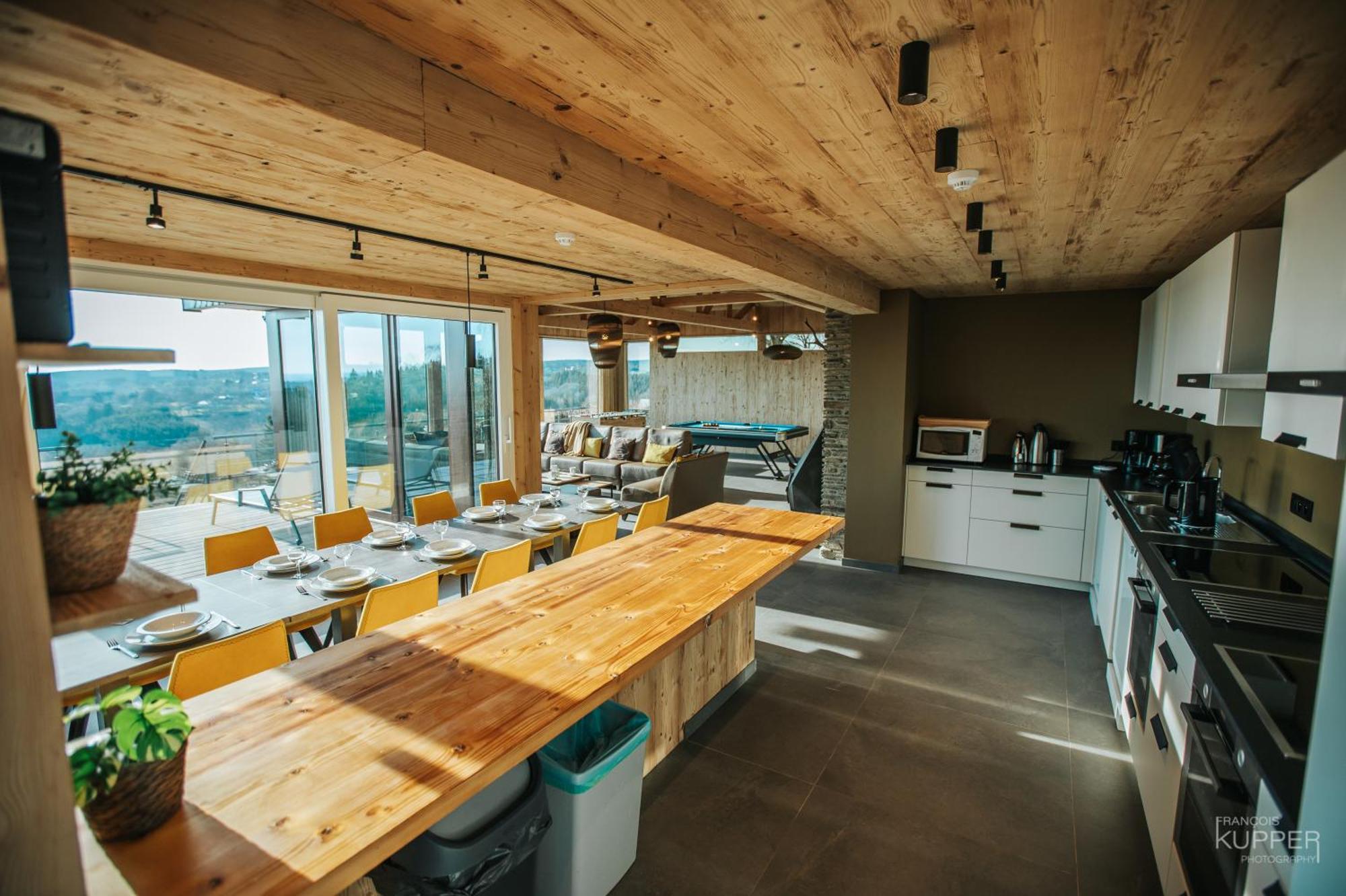 Le Noir Flohay 30 Pers - Malmedy, Vue, Wellness Villa Eksteriør billede
